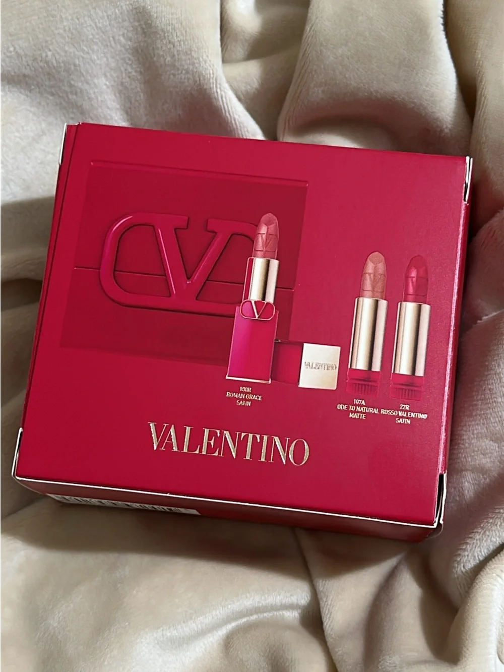 Valentino Rosso Lipstick Trio